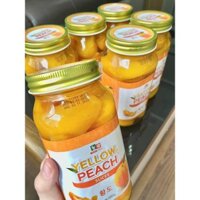 Đào ngâm Yellow Peach Hàn quốc 680g