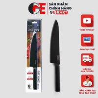 Dao nhà bếp Chef's Knife dài 330 mm, bằng thép không gỉ, hiệu L&L - Màu đen CKK311