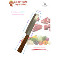 Dao nhà bếp - Chuyên thái thịt, rau củ quả [Dao siêu sắc] [Dao thép trắng không gỉ] [Dao chuôi gỗ]