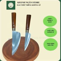 Dao nhà bếp dùng thái, lọc thịt cá KHÁNH NGÂN STORE  thép trắng không gỉ cao cấp, sắc bén, bền đẹp