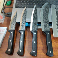 Dao Nhà Bếp RHINO - JAPAN - Thiết Kế Họa Tiết Vân Búa - Thép Không Gỉ [ Hàng Cao Cấp ]