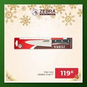 Dao nhà bếp trung Chef Zebra 100223