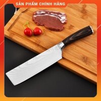 Dao Nhật bản hộp đen Vân DAMASCUS bản vuông