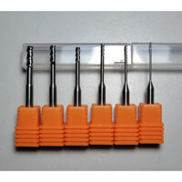 Dao phay ngón hợp kim CNC (D1-D4) cổ dài 20, gia công inox, thép, nhôm, đồng ... độ cứng 60HRC.