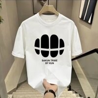 Dạo Phố In Hình Size Lớn Áo Thun Tay Ngắn Phiên Bản Hàn Quốc Hợp Thời Trang ins Loose Boys All-Match Hip @