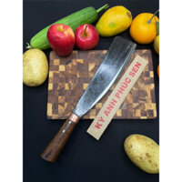 dao phúc sen- dao bếp phay chặt gà vịt, sườn bé ... cán gỗ cẩm chỉ