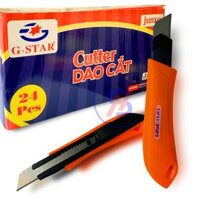 Dao Rọc, Cắt Giấy Gstar GS203 Loại Lớn, Khóa Lưỡi Tự Động (Có Thể Thay Lưỡi)