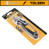 Dao Rọc Giấy 3 Lưỡi Tự Động Chống Trượt, Dao Rọc Giấy Dao Rọc Bìa 30019 Tolsen Tools Lưỡi dao Thép SK2 Cắt Giấy, Bìa...
