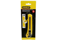 Dao rọc giấy cán nhựa Stanley 10-143 18mm, màu vàng