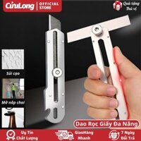 Dao Rọc Giấy Đa Năng thép không gỉ công nghiệp gia dụng, giao dọc giấy làm sạch bề mặt dụng cụ mở bia rao rạch giấy bìa carton