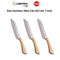 Dao Santoku iMat Cán Gỗ Lớn 7 inch