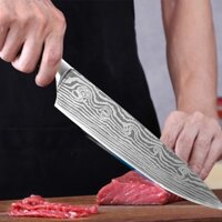 Dao sashimi 7CR17 sắc bén và chắc chắn