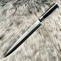 Dao sashimi lọc cá Nhật hiệu Takayuki dài 42cm, lưỡi dài 28cm, dày 3mm, rất sắc bén, không rỉ sét