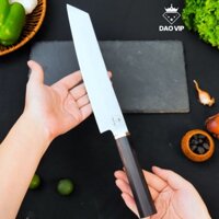 Dao sashimi thái thịt cá thép không rỉ cán gỗ DNK27 DAO VIP