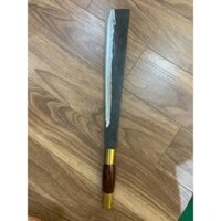 Dao Sáu Dao Chặt Cây Đi Rừng Chuyên Chặt Muồng Tre Nứa, Phát Cây Làm Từ Thép Nhíp Ô Tô Đỏ Dáng Dài 700g