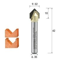 Dao soi alu ngoài trời V90 độ đài loan ADREN 1/4*3/8*9.52mm