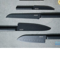 Dao thái chống dính Lock&Lock Santoku , Chef , Paring , Bread Knife đúc nguyên khối CKK311 CKK312 CKK313 CKK314