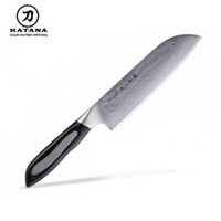 Dao thái đa năng Tojiro Flash 63 lớp Damascus VG10 Santoku FF-SA180 (180mm) - Dao bếp Nhật cao cấp