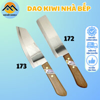 Dao thái KIWI 172 173 cán gỗ, Dao Kiwi Thái Lan chuyên thái thịt gọt cắt hoa quả chất liệu inox cao cấp - Nhà Bếp Homely