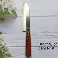 Dao thái, lọc cao cấp dáng Nhật - Dao Đa Sỹ thép 420HC siêu sắc.