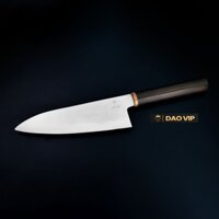 Dao thái lọc thép không rỉ cán gỗ mun DAO VIP DN21K
