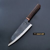 Dao thái lọc thép nhíp xe cán gỗ mun DAO VIP DN21