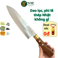 Dao thái, lọc thịt, dao phi lê cá thép Nhật không gỉ - Dao thái thịt làng nghề Đa Sỹ