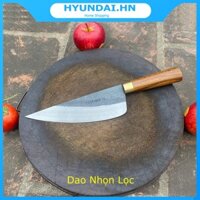 Dao thái nhọn lọc (dao bầu TT) cán gỗ bóng, dao làm bếp bằng thép nhíp 100% xưởng rèn nghê gia truyền dao kéo Đa sỹ