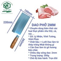 Dao Thái Phở chuyên dùng cho các nhà hàng quán ăn [ Dao Bếp Ngọc Hiển ] Dao rèn Lý Nhân