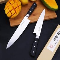 Dao thái sashimi cắt sushi bản to kiểu Nhật hàng nội địa Trung Quốc, Dao nhà bếp thái thịt, cá, sushi cán nhựa đen