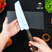 Dao thái thịt cá thép không rỉ cán gỗ DNK02 DAO VIP