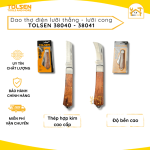 Dao thợ điện Tolsen 38040