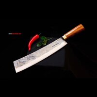 Dao Tông Chặt Gà HTX DAO PHÚC SEN G07CD Mới Cán Cẩm Khâu Đồng 27cm