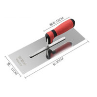 Dao Trét Bột Sơn Nước 0.7*11*30Cm Tay Cầm Nhựa Dẻo 2 Lớp