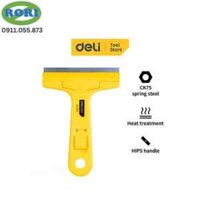 Dao vệ sinh bề mặt kính 145mm kèm lưỡi dao DL4723 Deli Tools