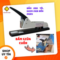 Dập ghim cán dài KW.TRIO 5000 máy bấm kim giữa cuốn tập 200 tờ CHÍNH HÃNG