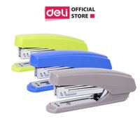 Dập ghim kèm ghim Deli - Đạn ghim số 10 - Xanh dương, xanh lá, xám - 1 chiếc  1 hộp đạnvỉ - W02381