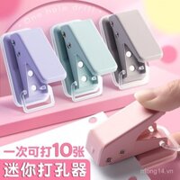 Dập lỗ đơn Kaba Bear, máy dập lỗ tròn mini, máy dập lỗ thủ công nhỏ, máy đóng bìa giấy, đồ thủ công