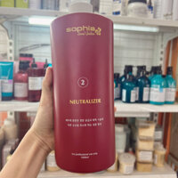 Dập uốn dinh dưỡng định hình tóc uốn Neutralizer Sophia Seoul Golden 1000ml