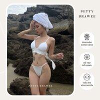 Dara - Set đồ lót Petty Brawee Satin Trắng