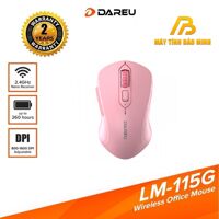 Dareu LM115G Wireless Pink- Mouse  HÀNG CHÍNH HÃNG