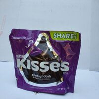 Dark Chocolate, Kẹo Socola Đen Hershey Kisses Mỹ 283g, Sô cô la Sữa Và Sô cô la Đen Hạnh Nhân - Chị Vịt Shop