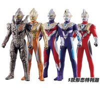 Dark Triga Ultraman Búp bê cao su mềm Eternal Shining Triga Nhân vật hành động Đồ chơi mô hình / ❈ ☂