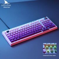 Darmoshark TOP 98 Wired Gaming Mechanical Keyboard Hot Swap 98 Keys RGB Backlig Custom switch Computer Office Keypad