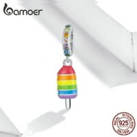 [DARMO.store] THANH LÝ MỚI charm bạc 925 bamoer kem 7 màu cầu vồng
