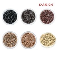 Daron 1000 Chiếc Nhẫn Nano Silicon, Hạt Micro Charm Nhẫn Đồng Có Silicon, Nhà Tạo Kiểu Tóc DIY Dụng Cụ Nối Dài Tóc Dreadlock Lót Hạt Tóc Salon