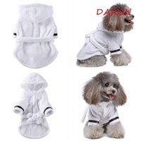 Daron Áo choàng tắm cho chó Mềm siêu thấm Đồ dùng cho thú cưng Tắm tắm Đồ ngủ cho thú cưng Bộ đồ ngủ