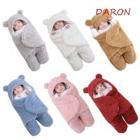 Daron Bé Swaddle Sơ Sinh Làm Dày Bé Chăn Ga Gối Mùa Đông Trẻ Sơ Sinh Túi Ngủ Flannel