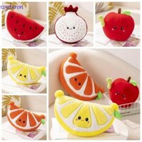 Daron1 Đồ chơi sang trọng hình trái cây, Bông PP mềm mô phỏng đồ chơi sang trọng chanh, Đồ chơi ngủ cho bé Bộ sưu tập lông tơ Dưa hấu nhồi bông thoải mái Búp bê nhồi bông Trang trí nội thất