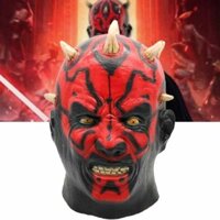 Darth Maul Mask Halloween Devil Cosplay Latex Full Head Cover Headgear